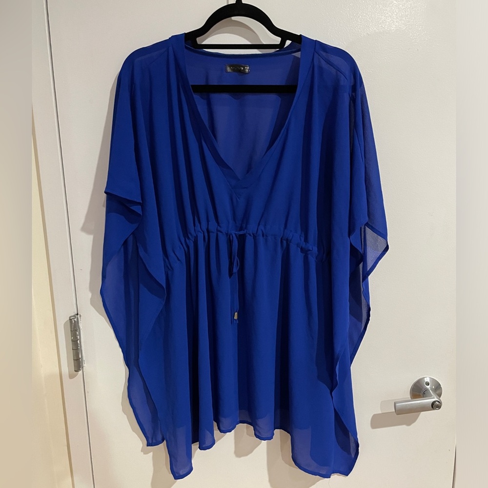 Chiffon beach coverup